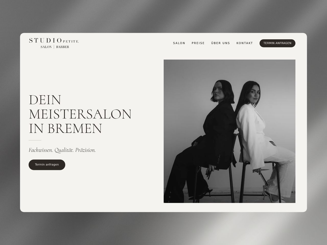 Studio Petite — Friseursalon Website